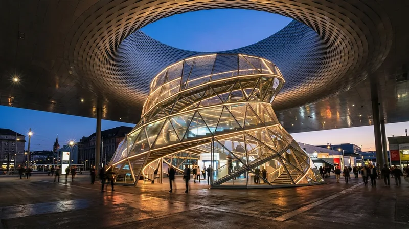 The Spiral Refractor in Messeplatz · Basel, Switzerland